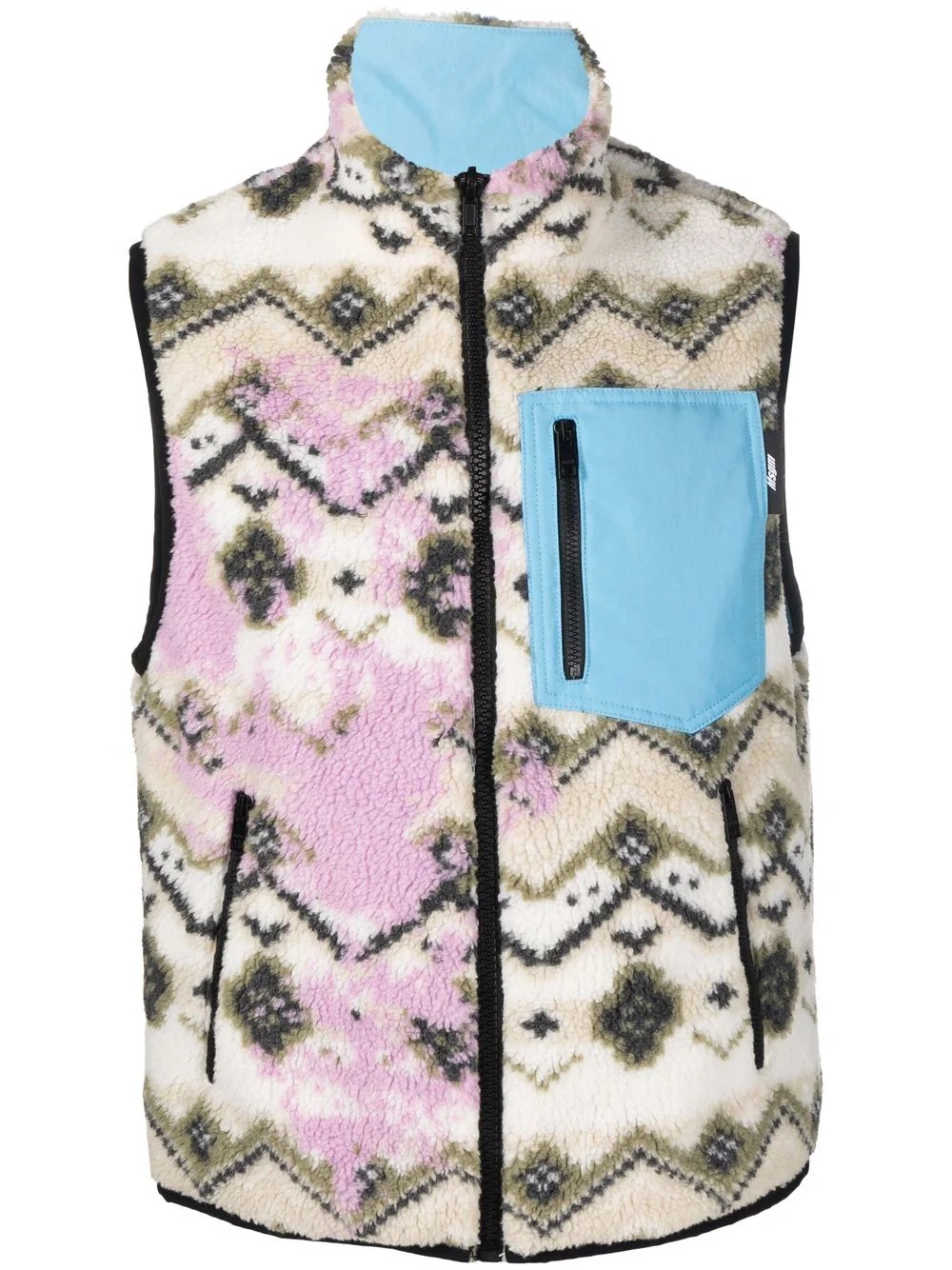 reversible zipped gilet - 1