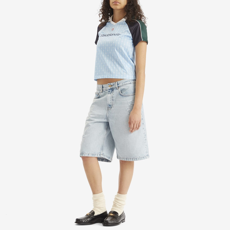 CASABLANCA Casablanca Casablanca Graffiti Denim Shorts outlook