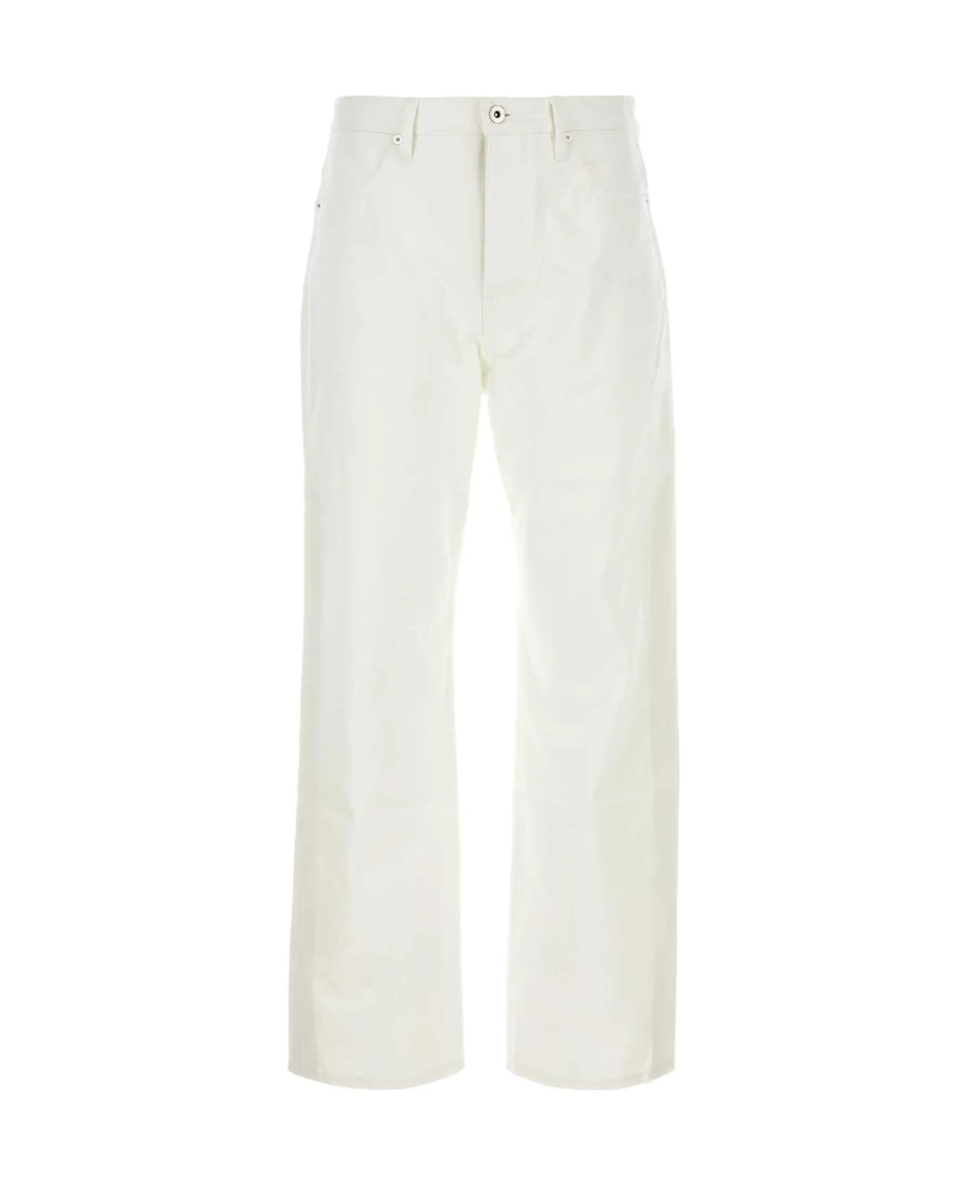 White Denim Jeans - 1