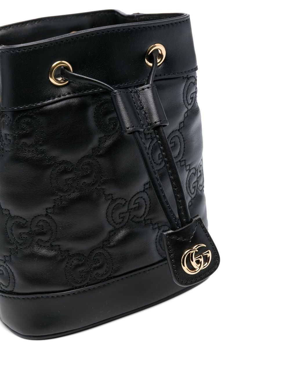 GG Supreme leather bucket bag - 4