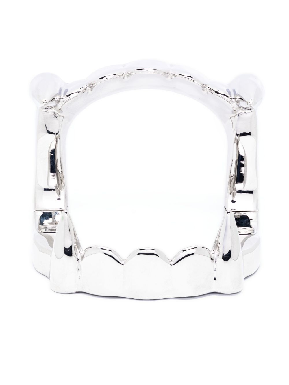 Raf Simons vampire-teeth sculpted bracelet | REVERSIBLE