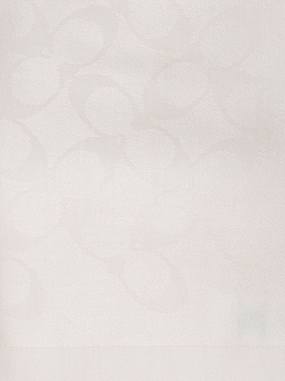 logo-jacquard scarf - 3