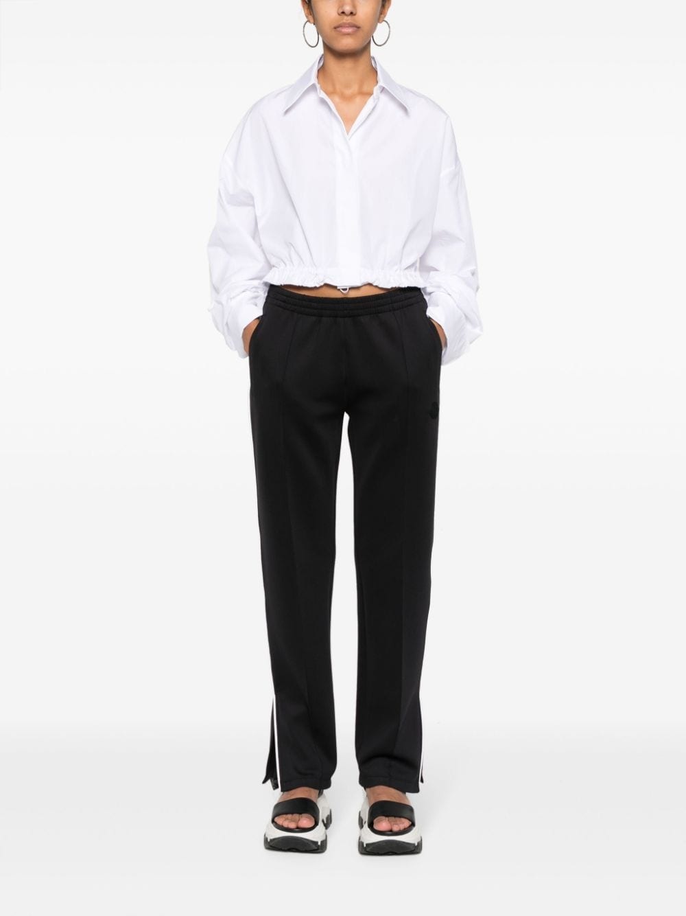 appliquÃ©-logo track pants - 2