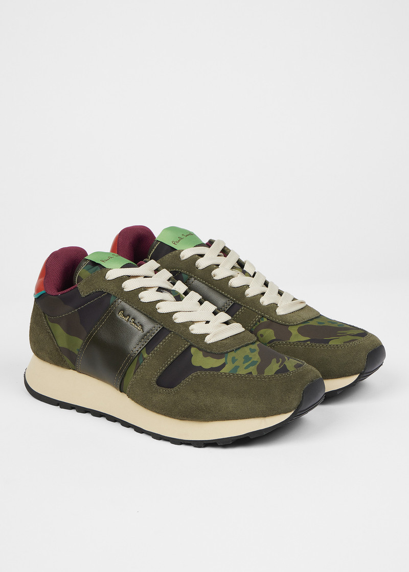 Khaki 'Eighties' Trainers 5