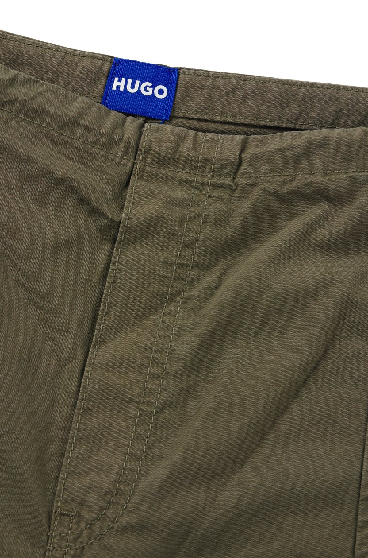 OVERSIZE-FIT PARACHUTE TROUSERS IN COTTON POPLIN - 6