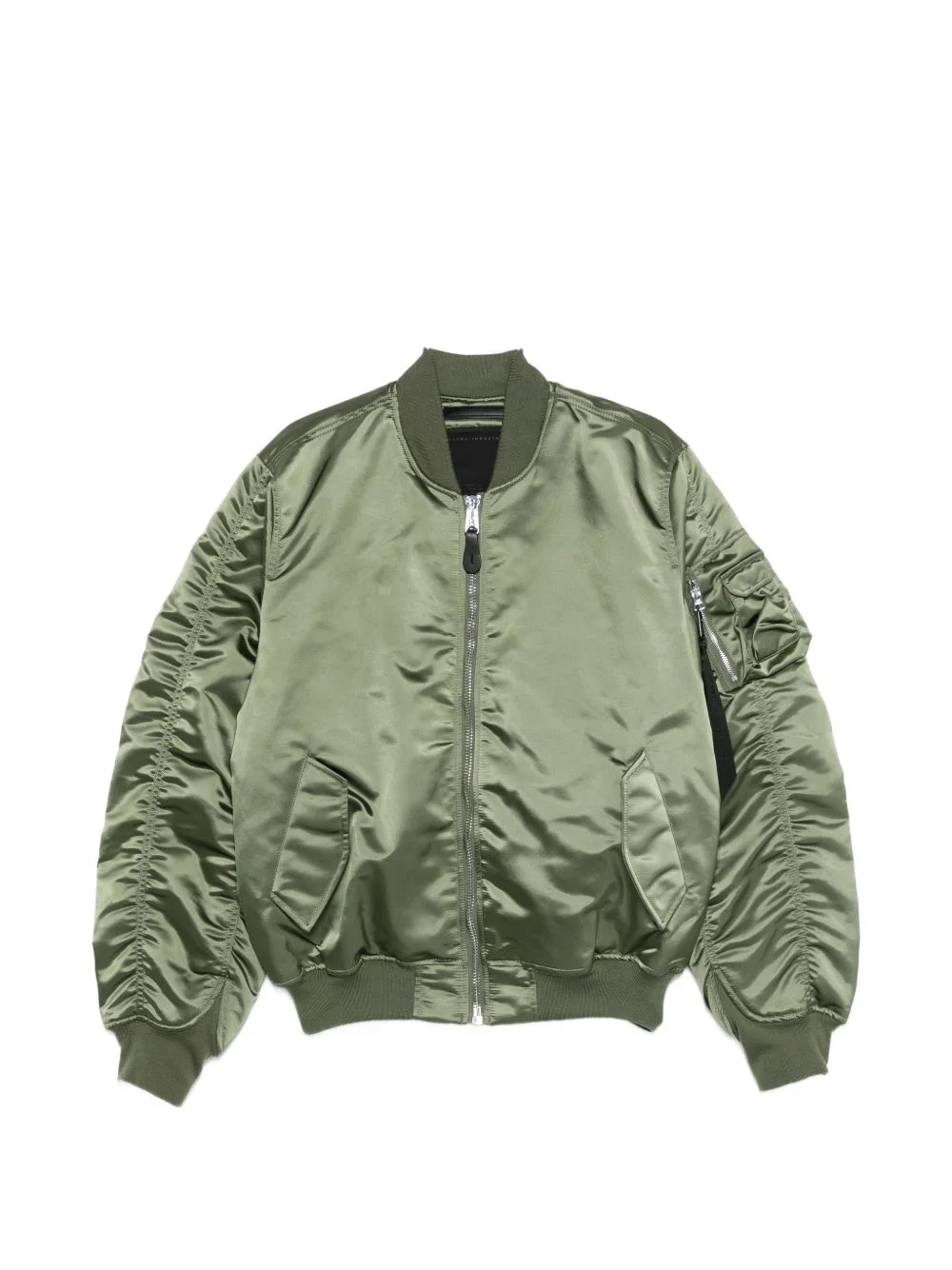 green bomber jacket - 1