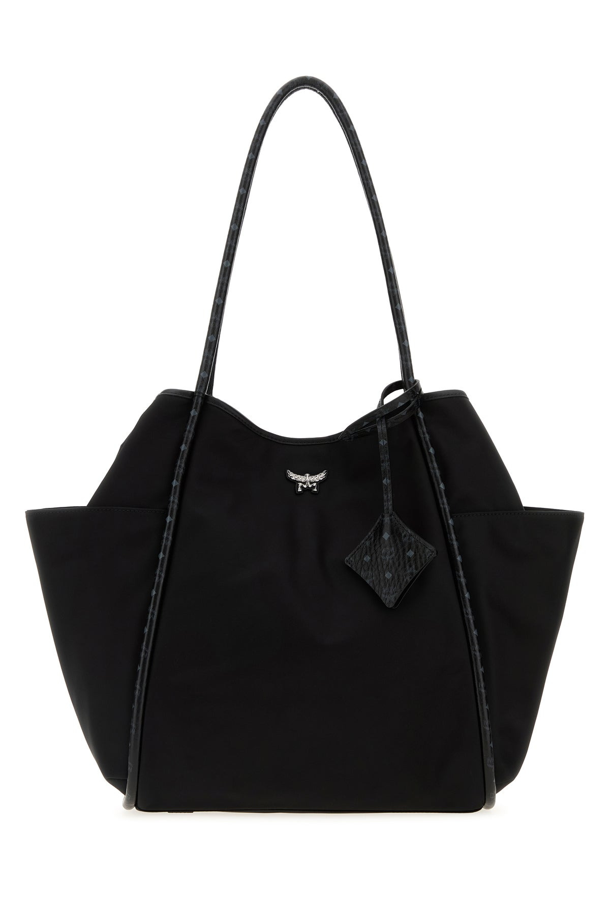 Black fabric Aren shopping bag - 1