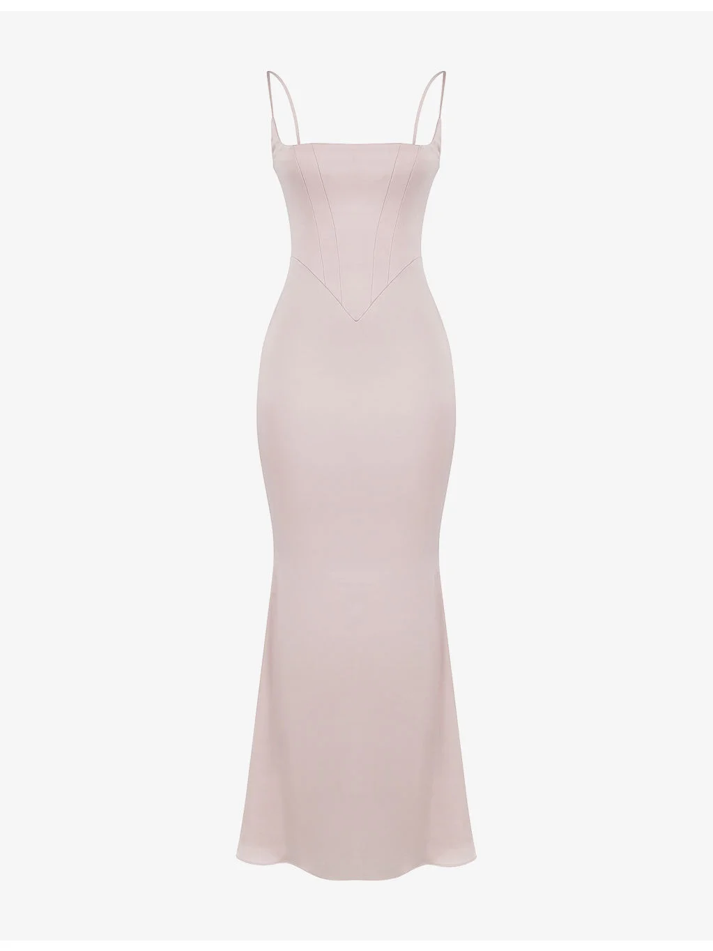 Olivette corset satin maxi dress - 1