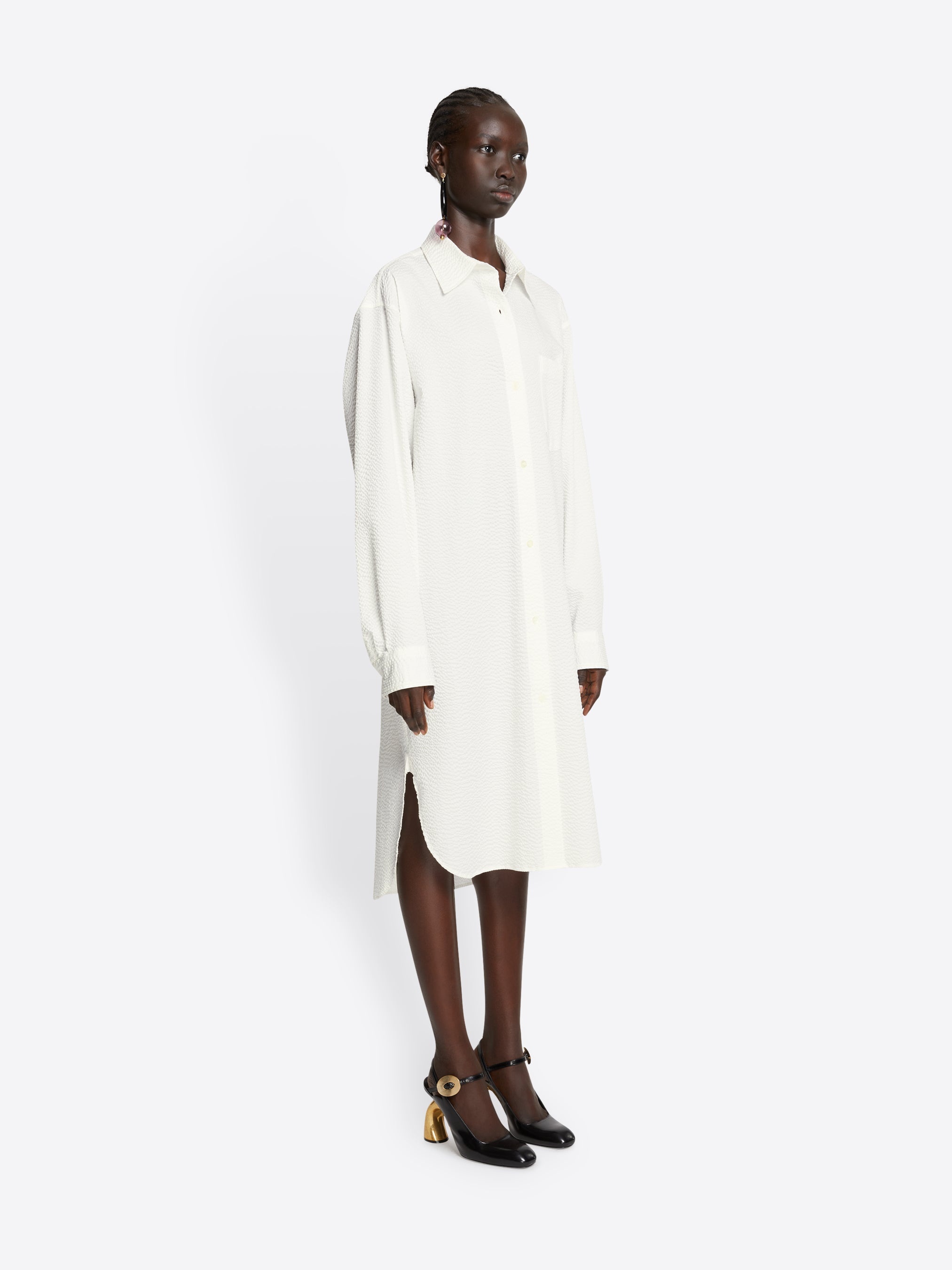 BELTED SHIRT DRESS - 3