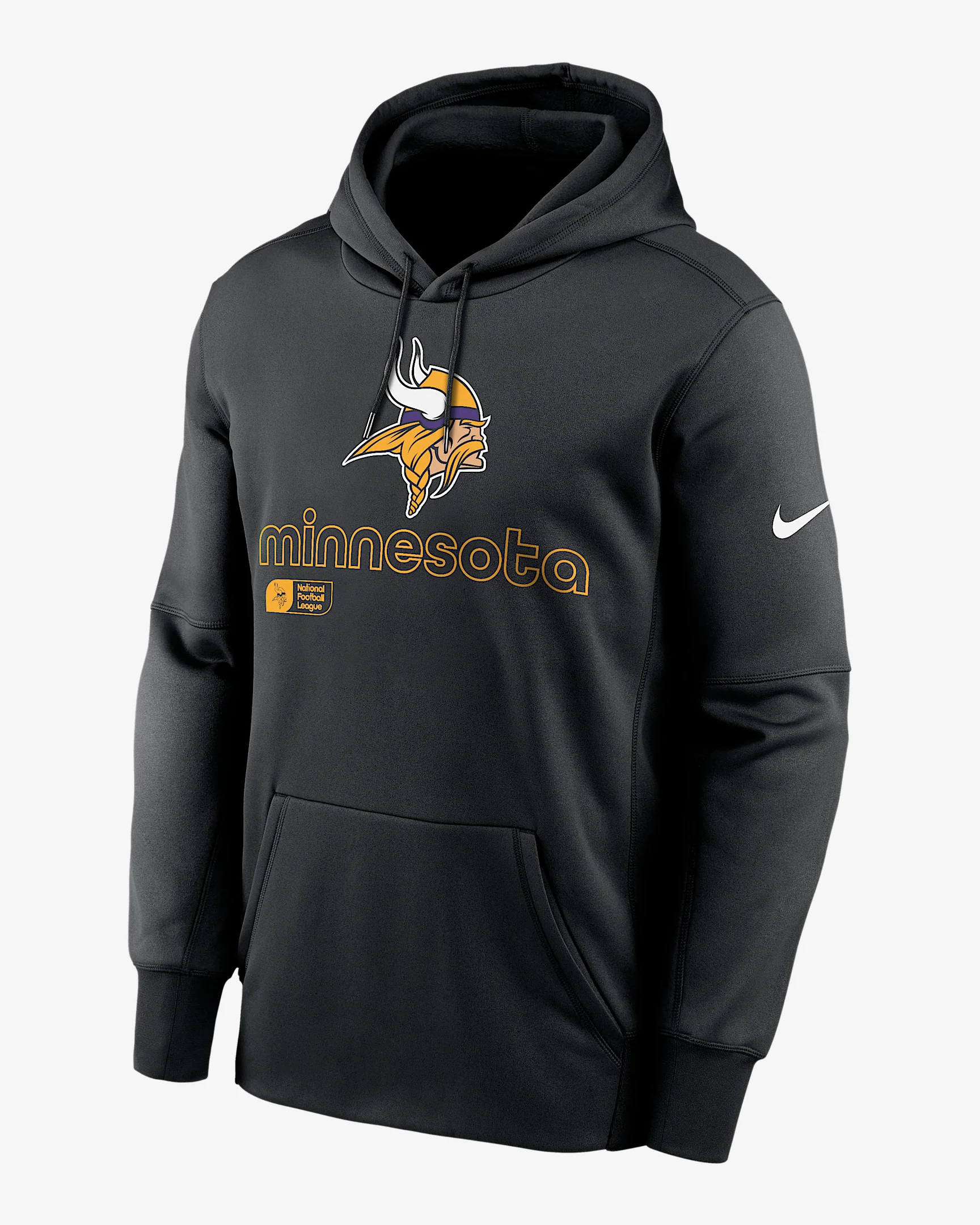 Minnesota Vikings Men’s Nike Therma NFL Pullover Hoodie - 1