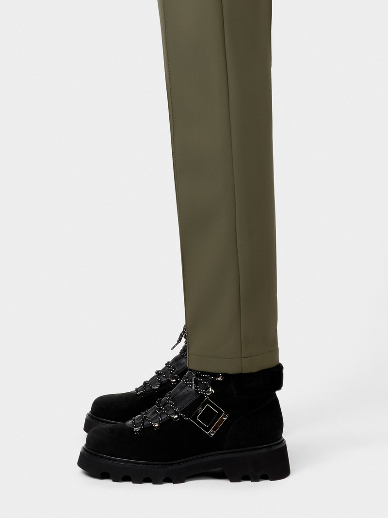 Roger Vivier Viv' Rangers Truck Booties in suede outlook