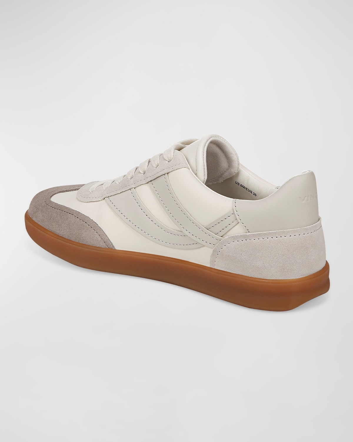 Oasis Mixed Leather Retro Sneakers - 4