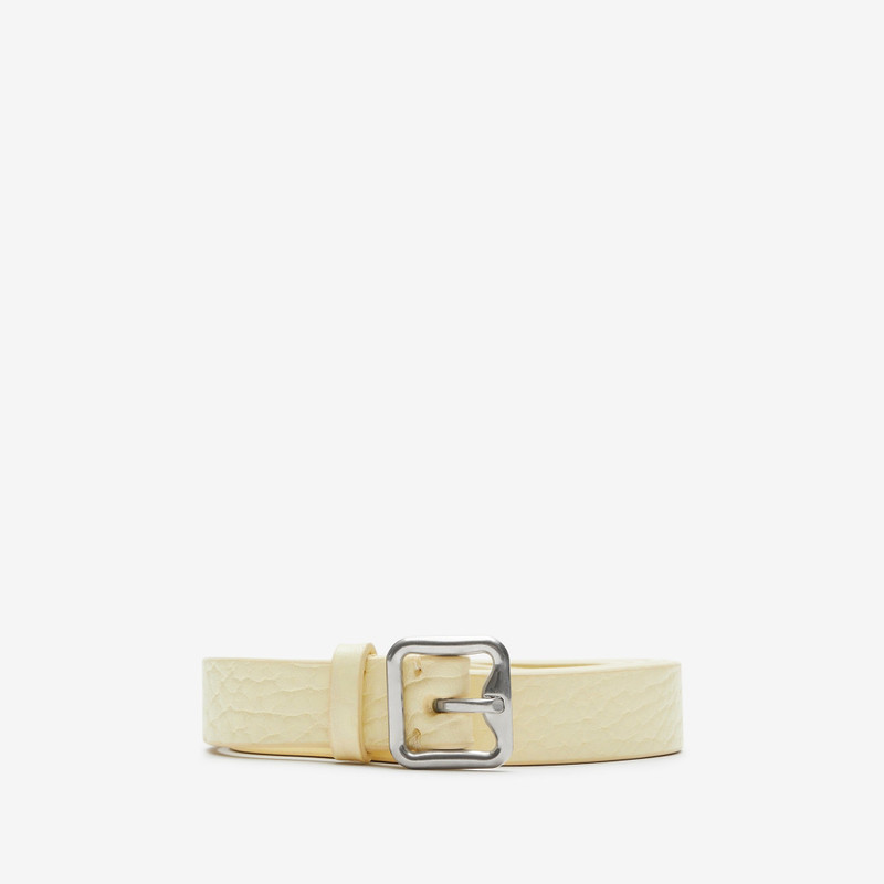 Leather B Buckle Belt 1