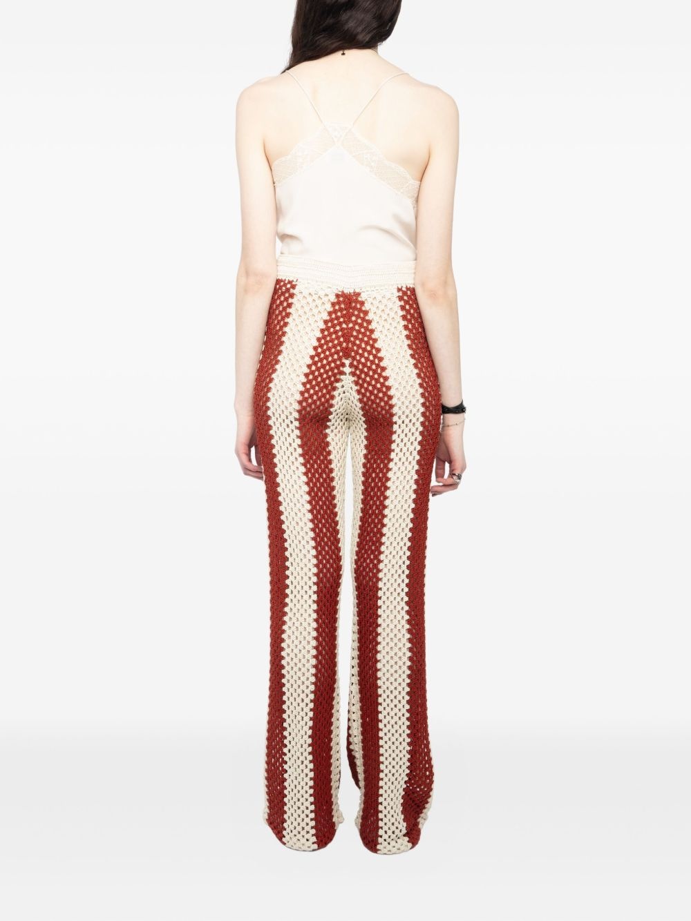 tricot-knit trousers - 4