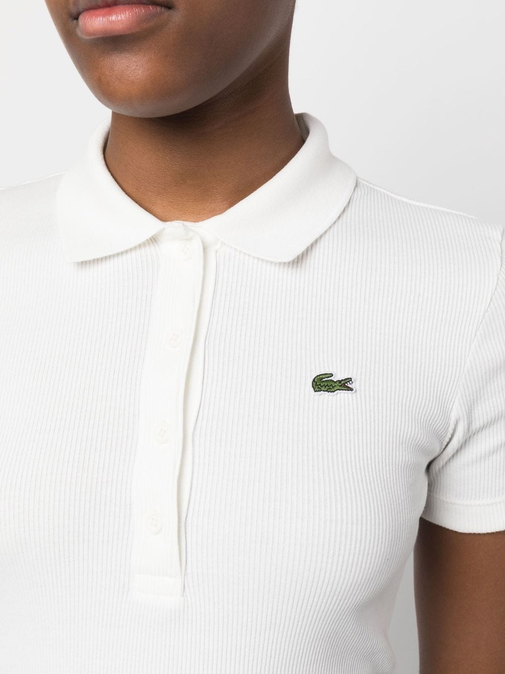 logo-patch cotton polo shirt - 5