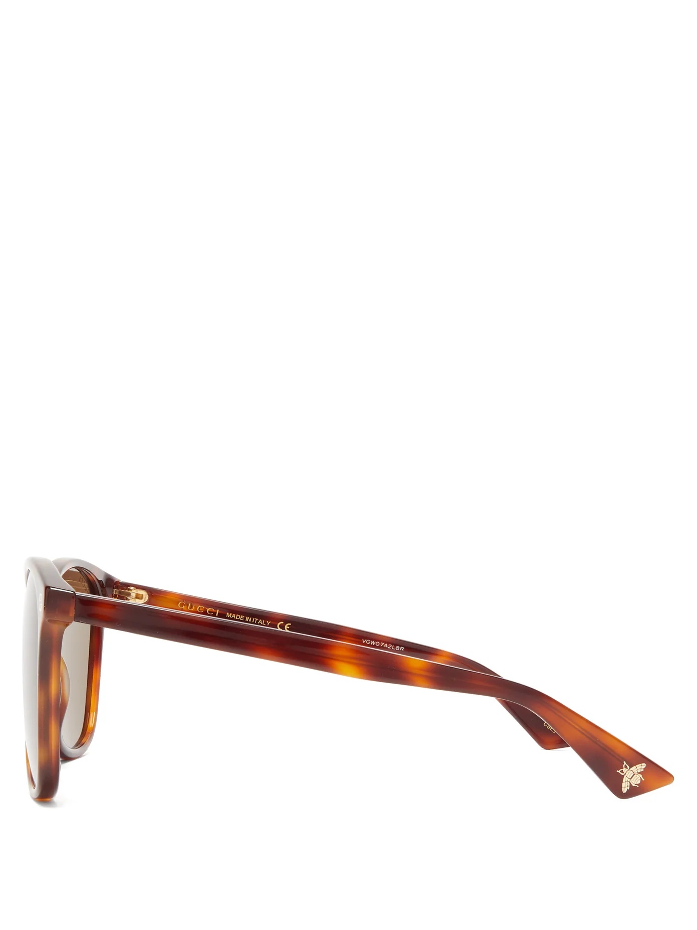 Oversized square-frame acetate sunglasses - 4