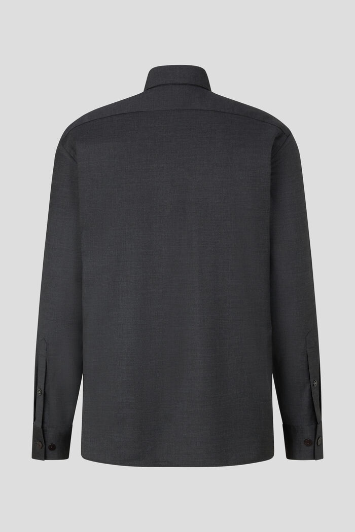 Clive Shirt in Anthracite melange - 6