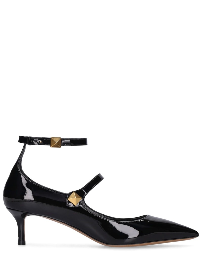 50mm Tiptoe patent leather pumps - 1