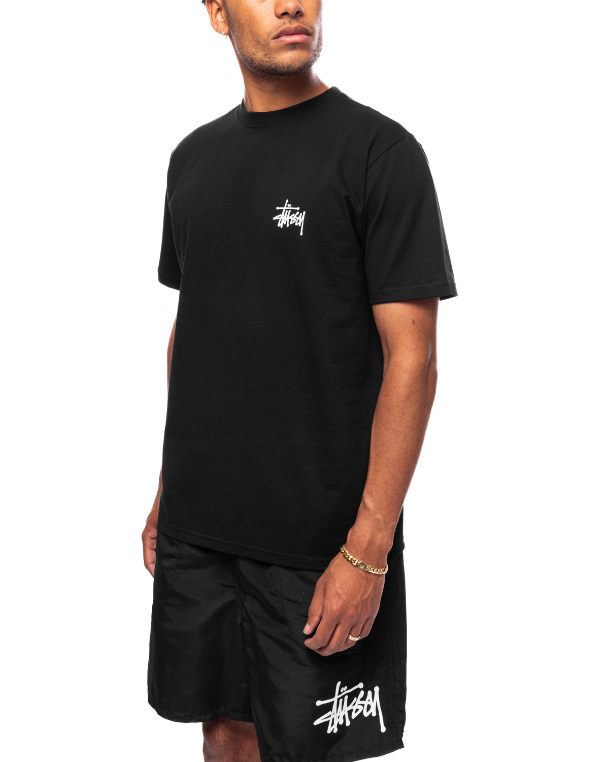 Basic Stussy Tee Black - 4