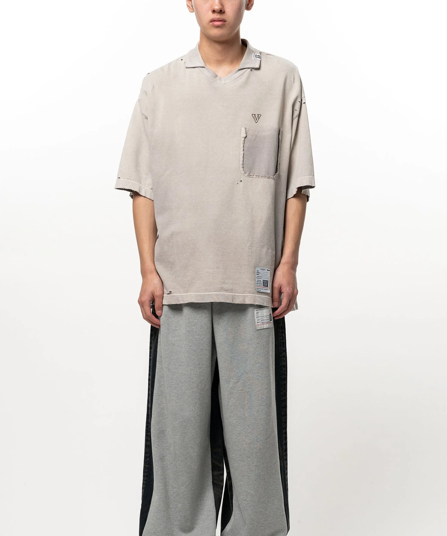 Sun Faded Like Collared T-shirt - 1