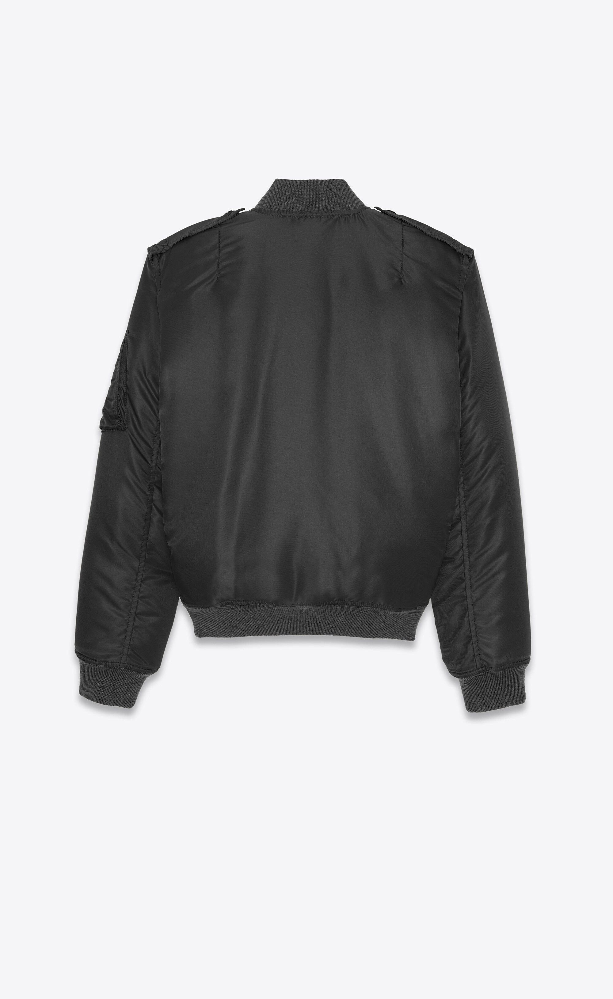 bomber jacket in nylon - 2