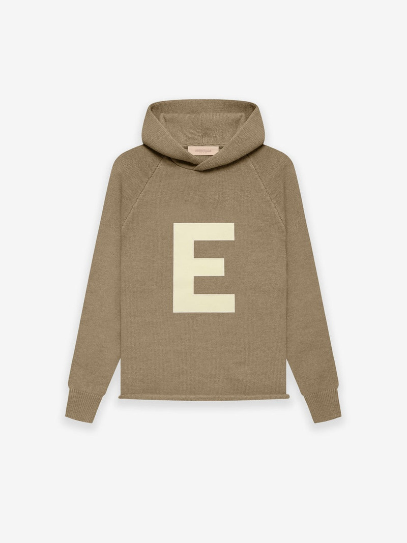 BIG E KNIT HOODIE 1