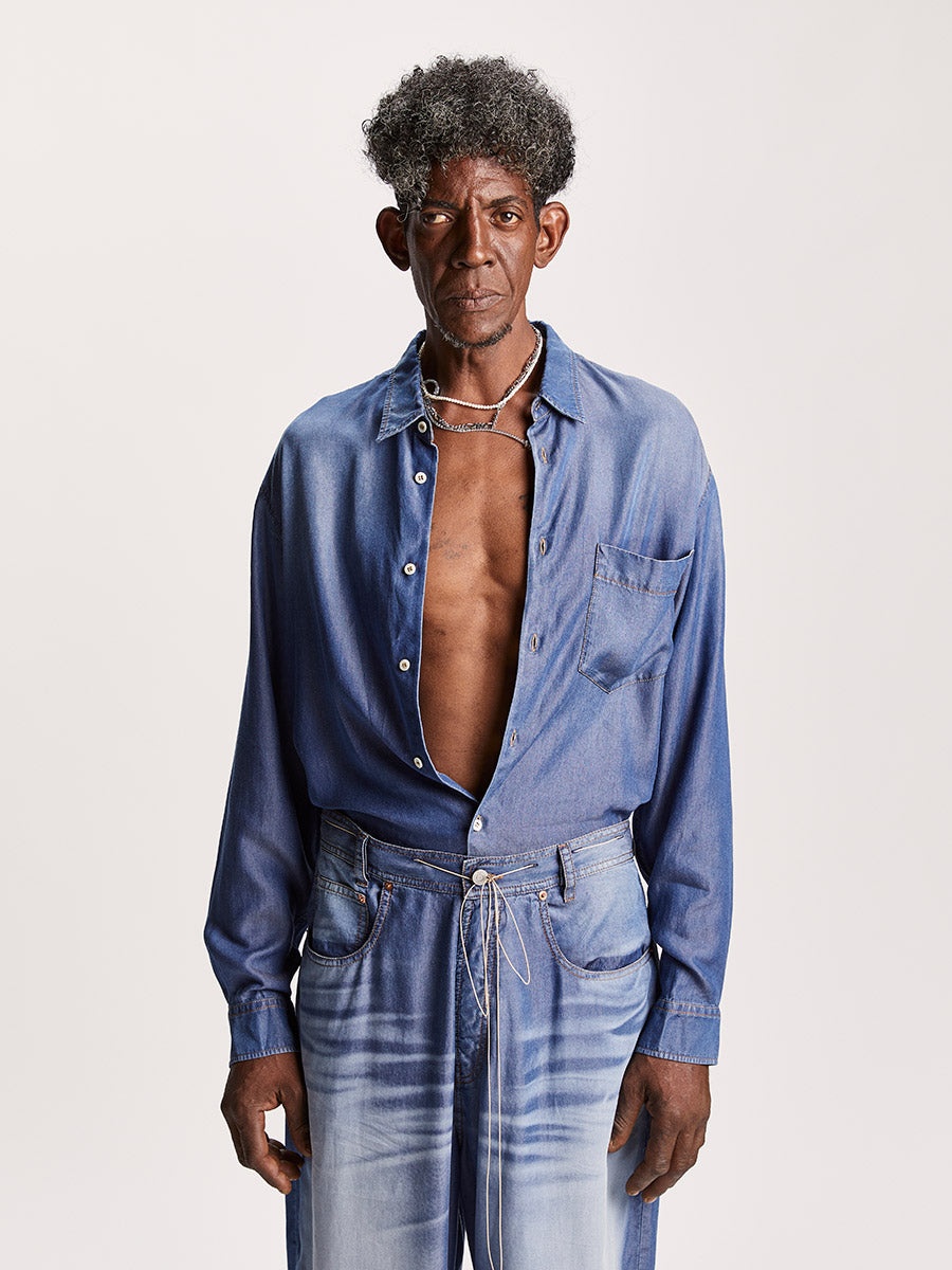 Officina Pijama Shirt Indigo - 5
