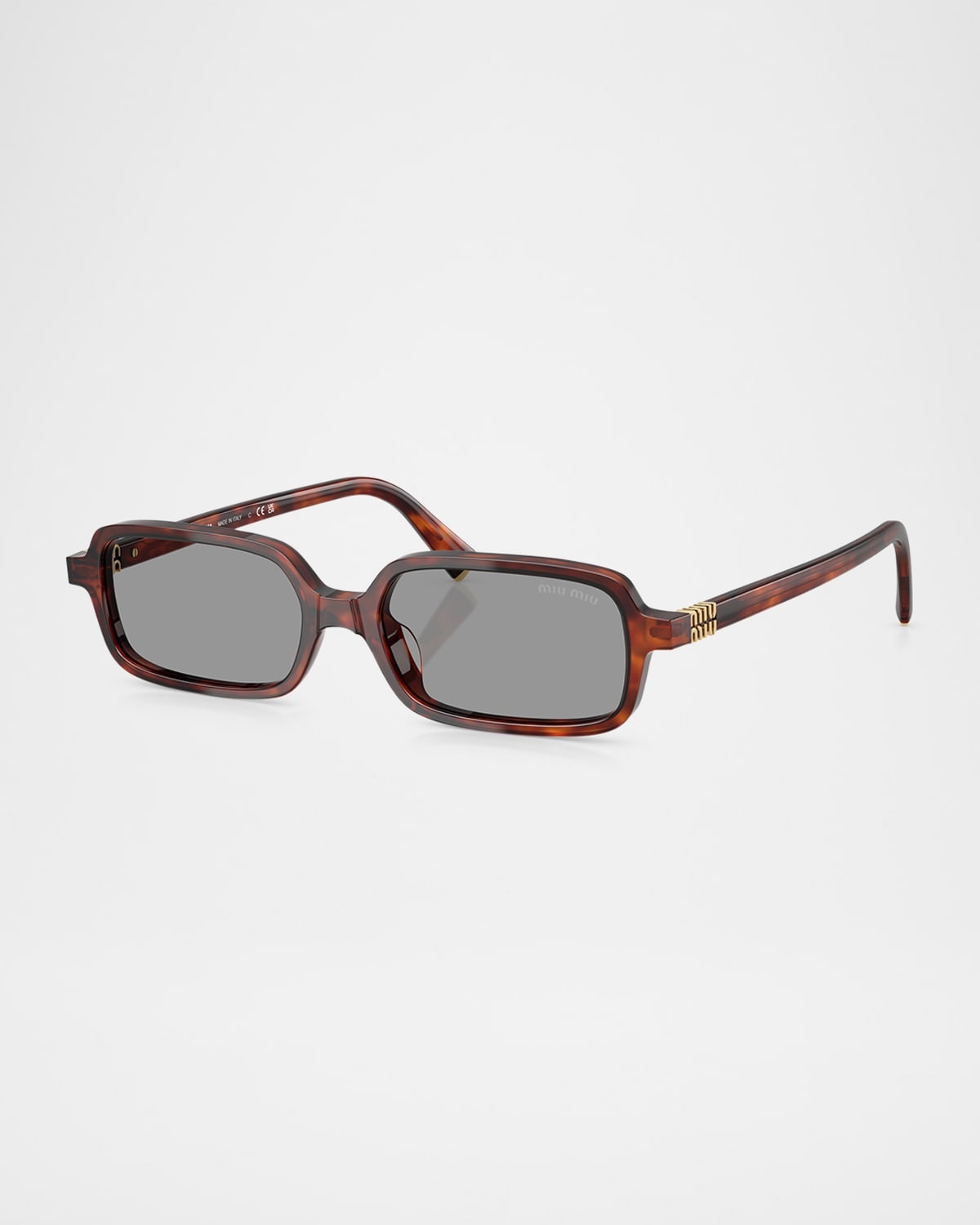 Logo Acetate Rectangle Sunglasses - 3