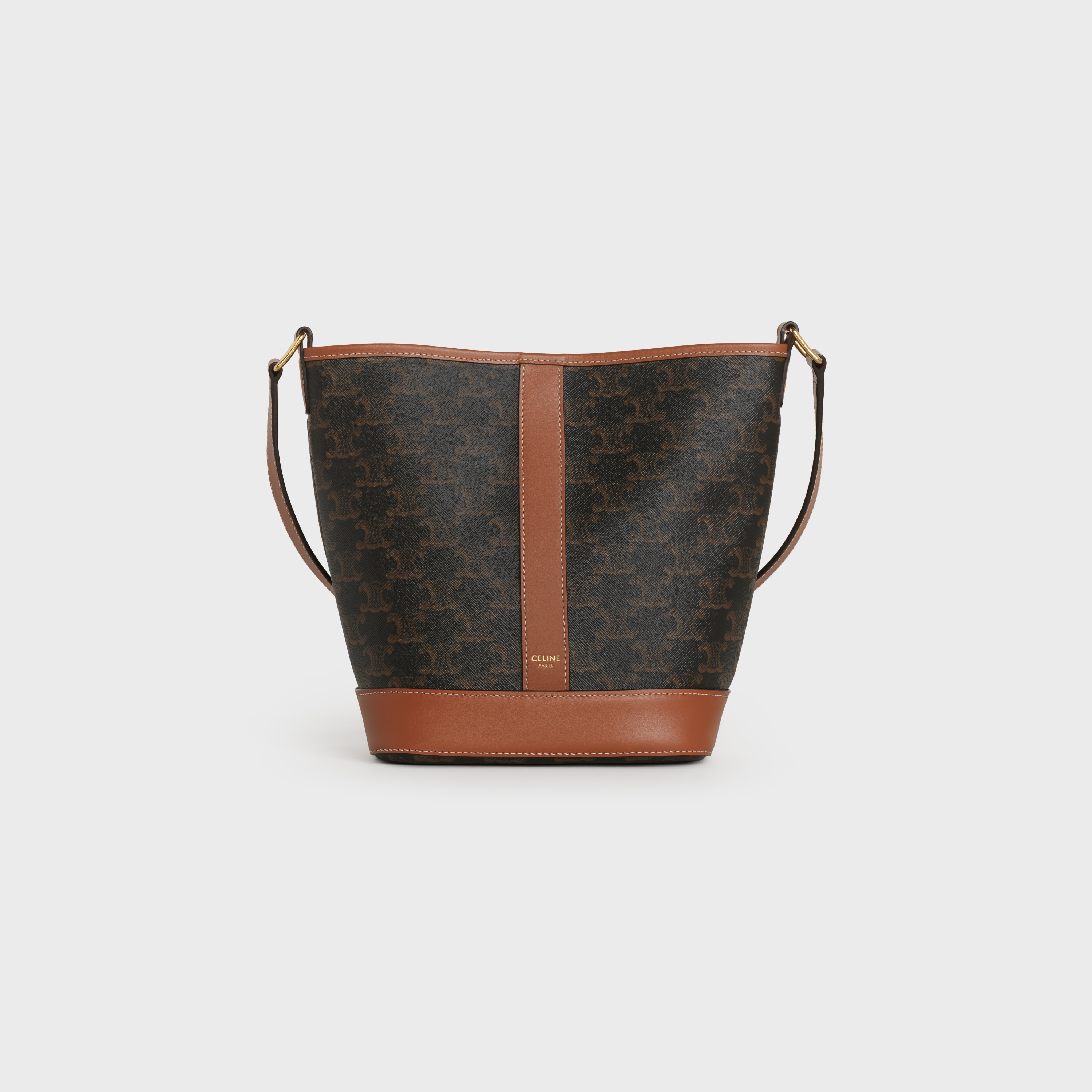 Small Bucket in Triomphe Canvas and calfskin - 1