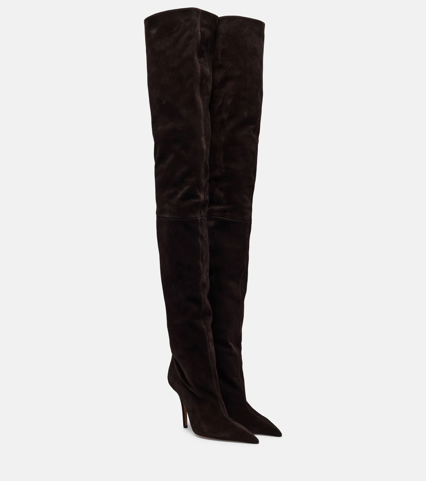 Jessica 105 suede over-the-knee boots - 1