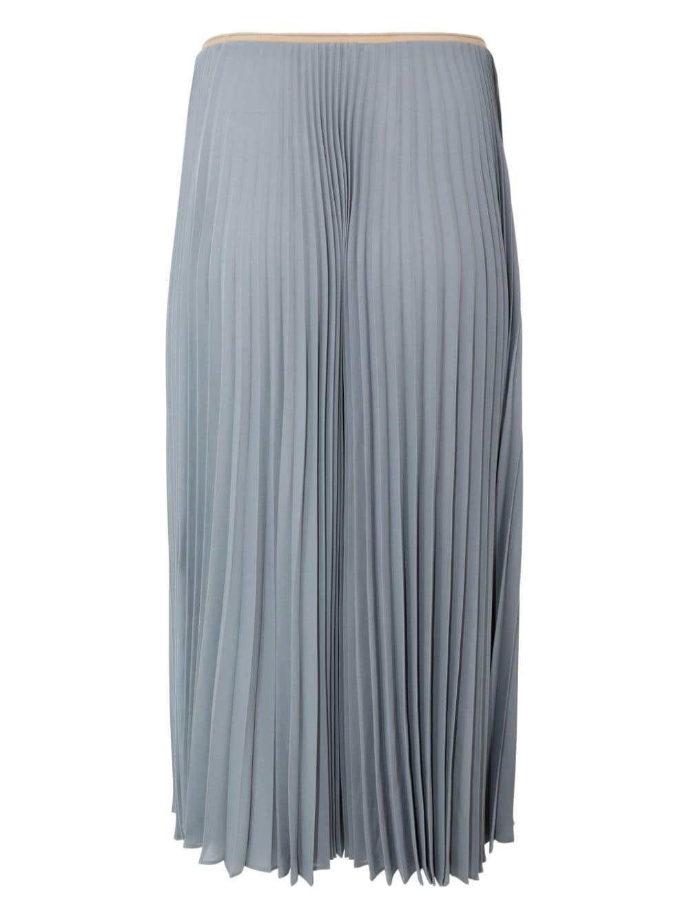 draped pleated skirt - 2