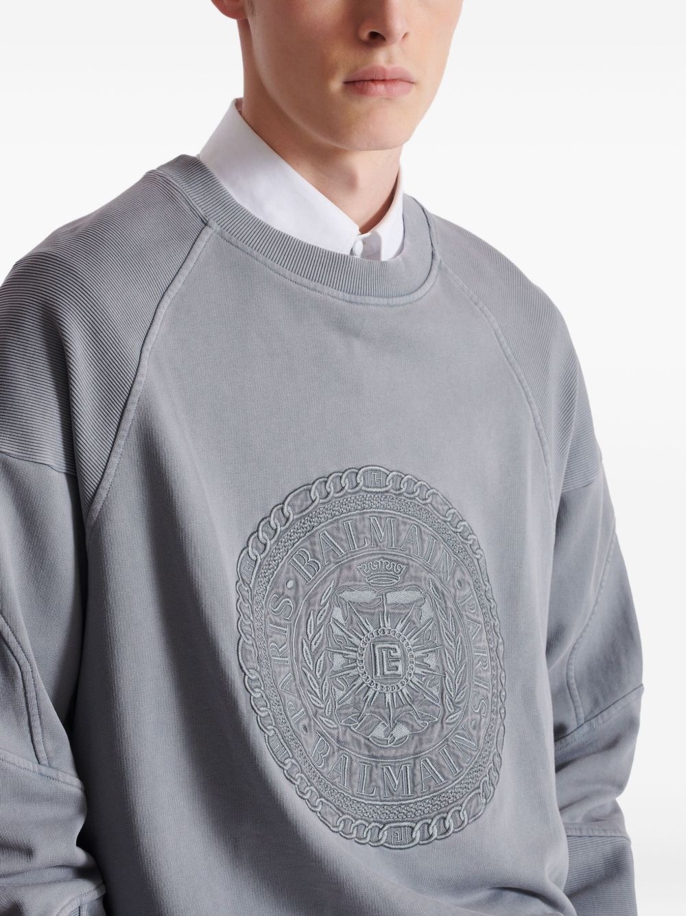 embroidered sweatshirt - 7