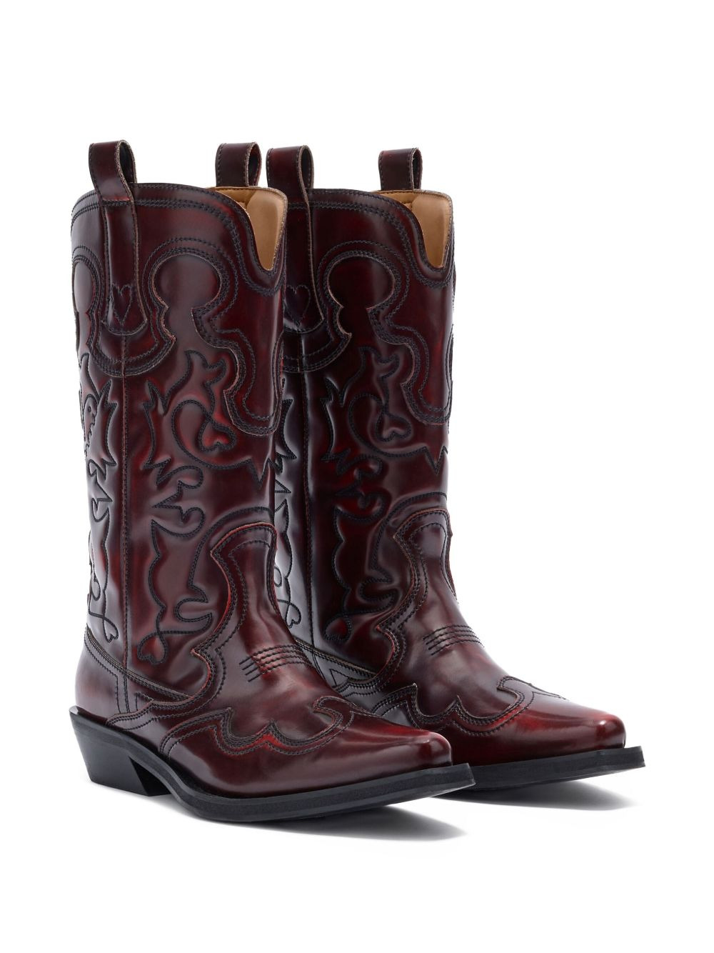embroidered boots - 2