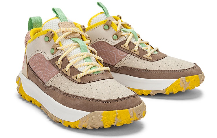 (WMNS) Timberland GreenStride Motion 6 Leather and Fabric Low Hiker 'Medium Beige Nubuck' A5Z5MW - 4