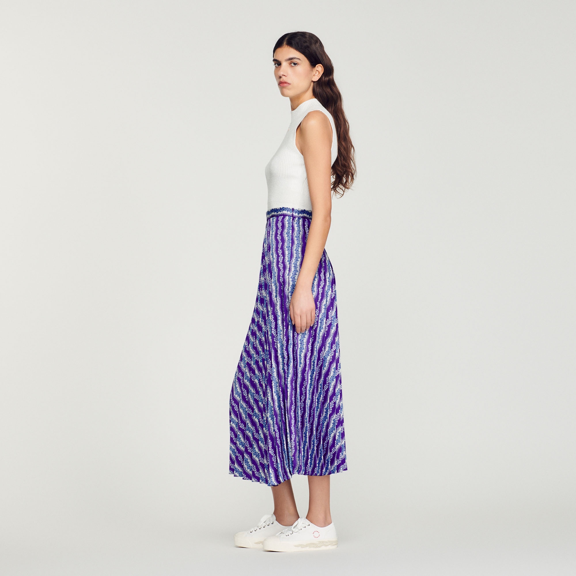 Long printed skirt - 7