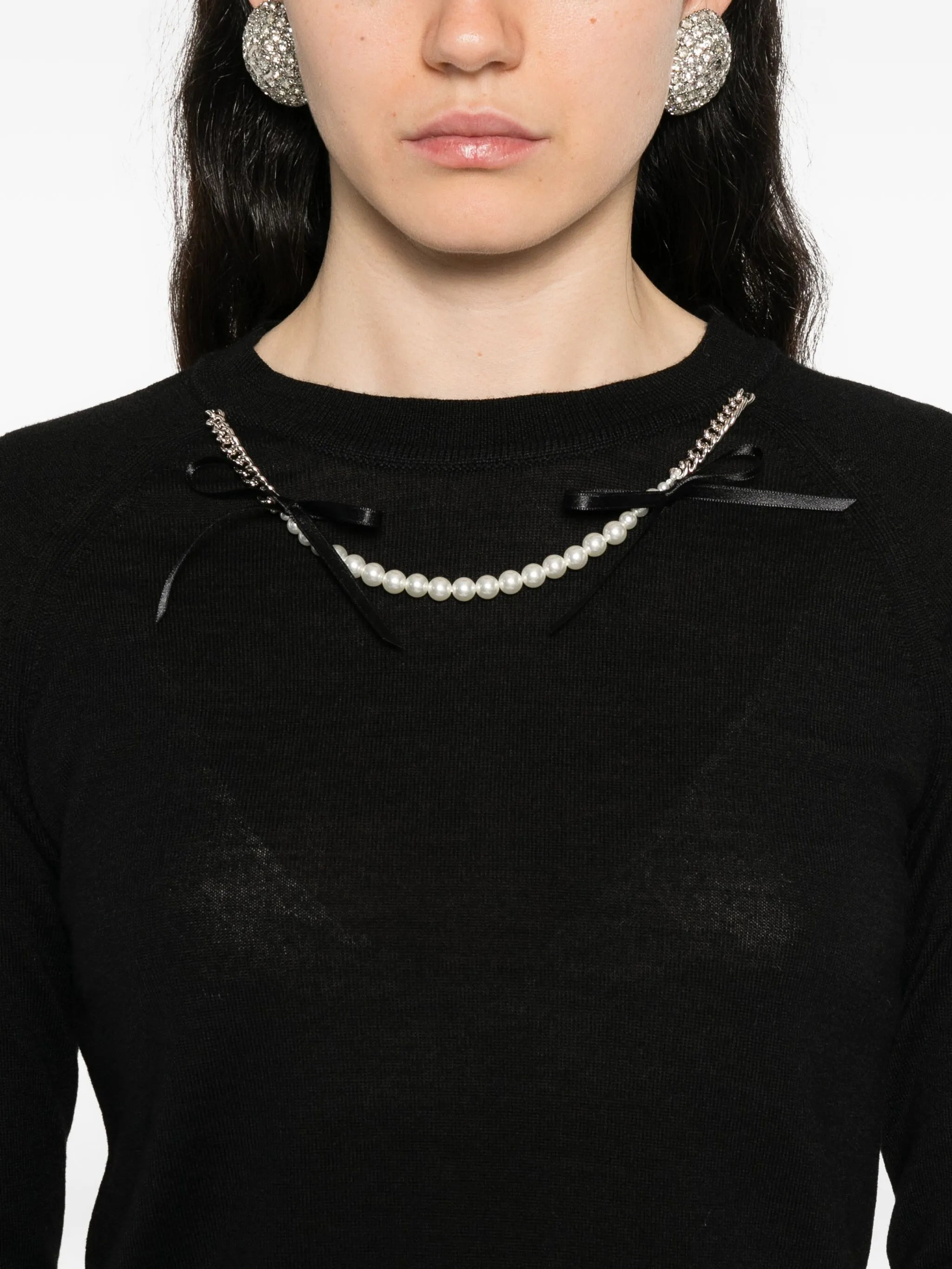 Simone Rocha Pearl-embellished Sweater - 3