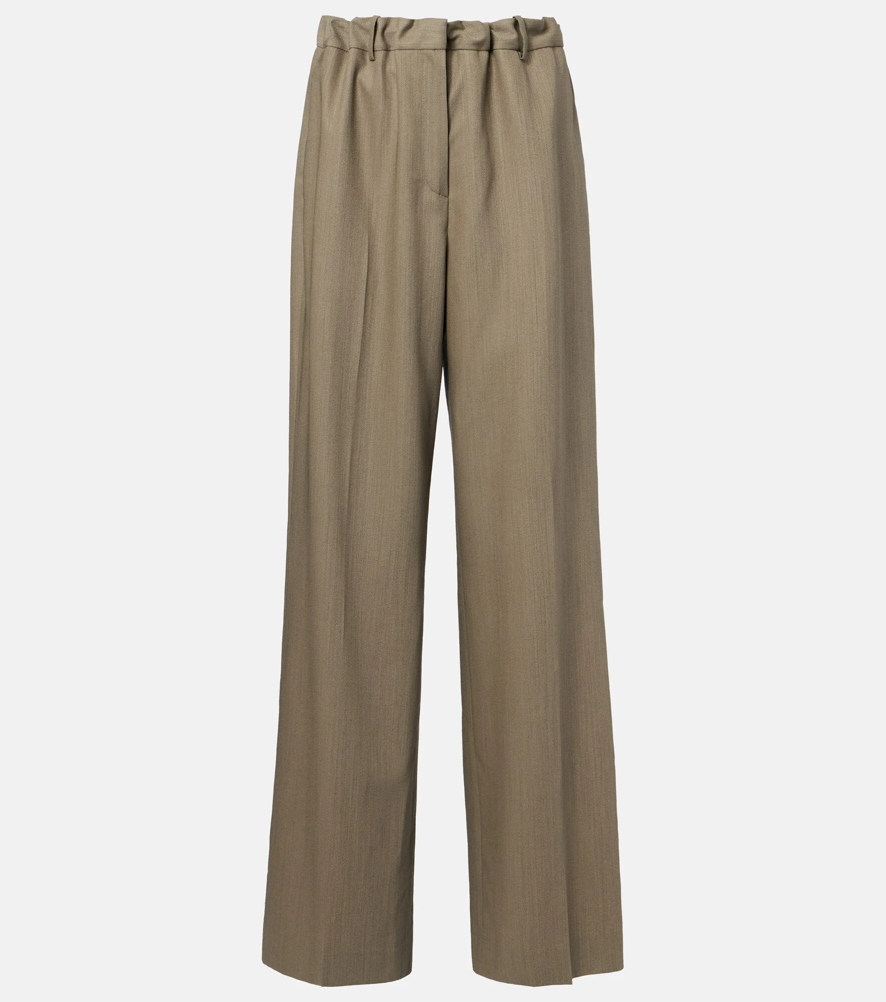 Fernanda wool-blend wide-leg pants - 1