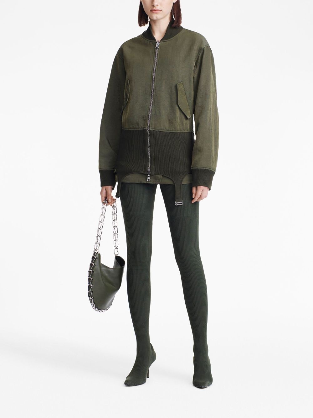 convertible bomber jacket - 5