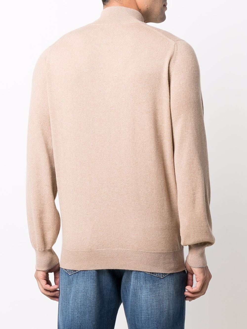 zip-through cashmere jumpr - 4