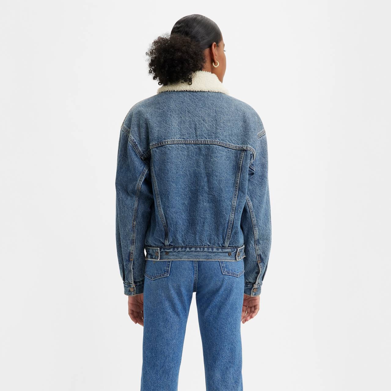 90S SHERPA TRUCKER JACKET - 4