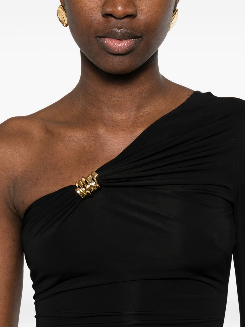 one-shoulder knot top 5