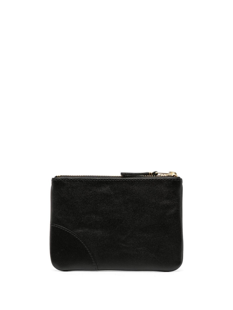 Comme Des Garçons logo-print leather pouch outlook