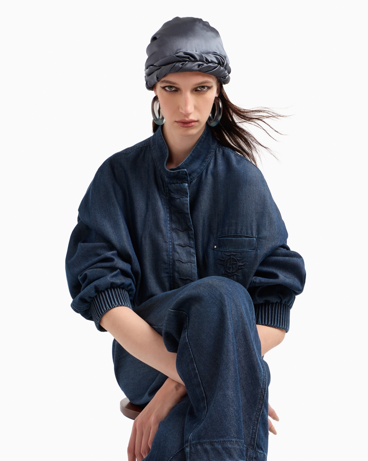 DENIM COLLECTION LYOCELL BLOUSON - 6