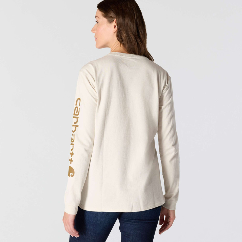 Women's Dearborn Loose LS Logo T-Shirt 4