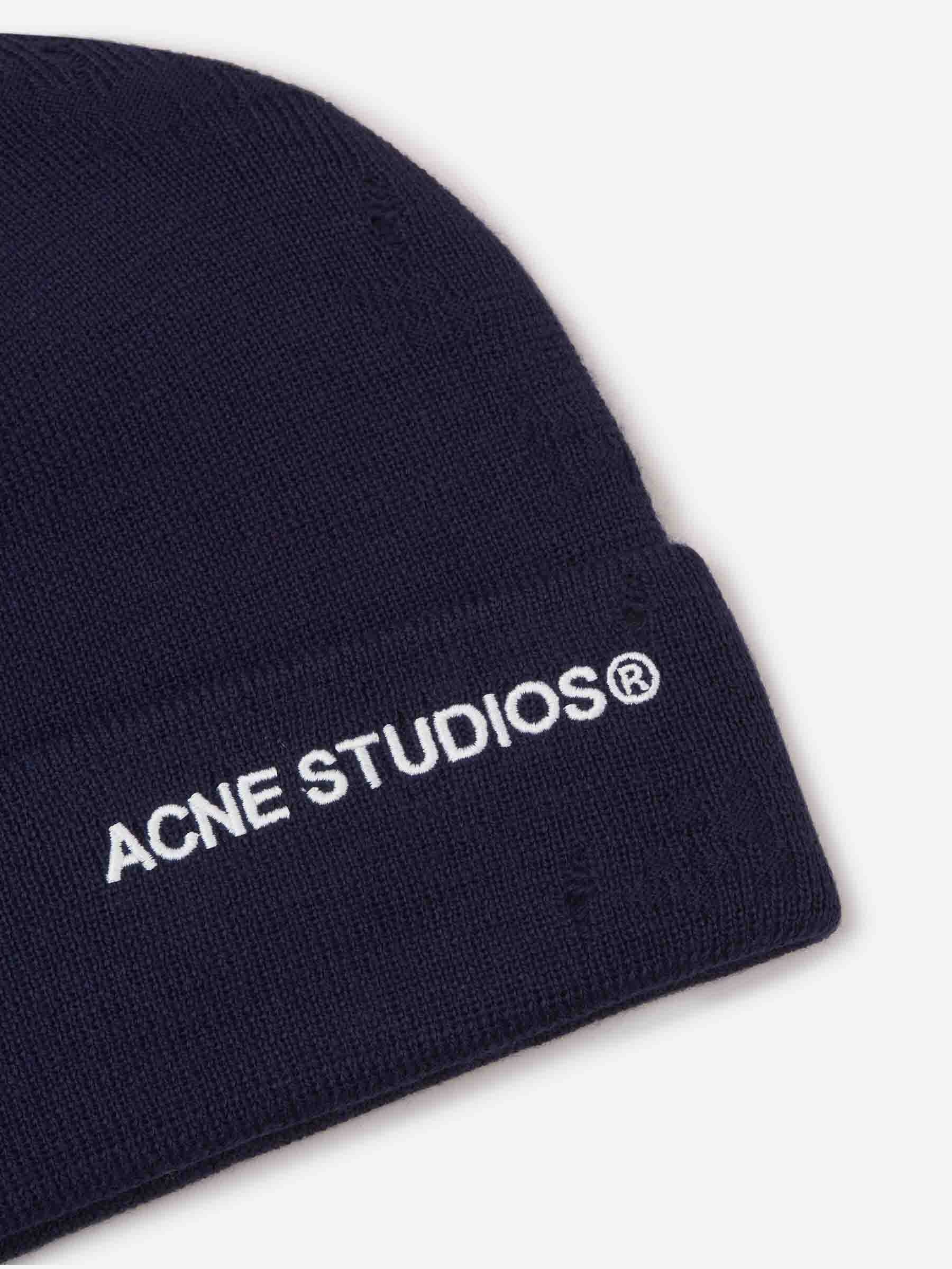 DISTRESSED LOGO BEANIE - 3