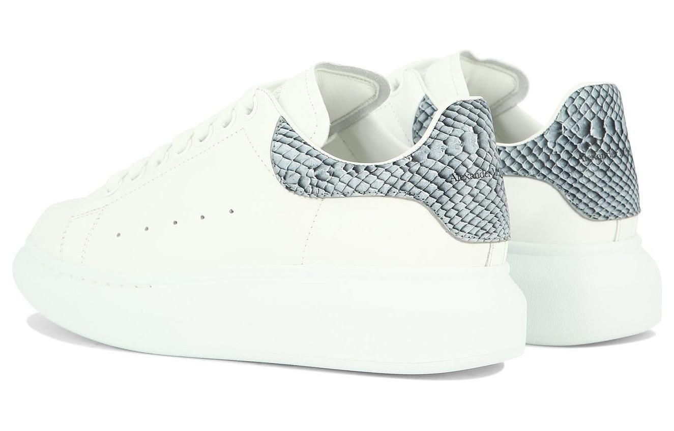 (WMNS) Alexander McQueen Oversized Shoes 'White Ice Snake' 718139WIE838857 - 4