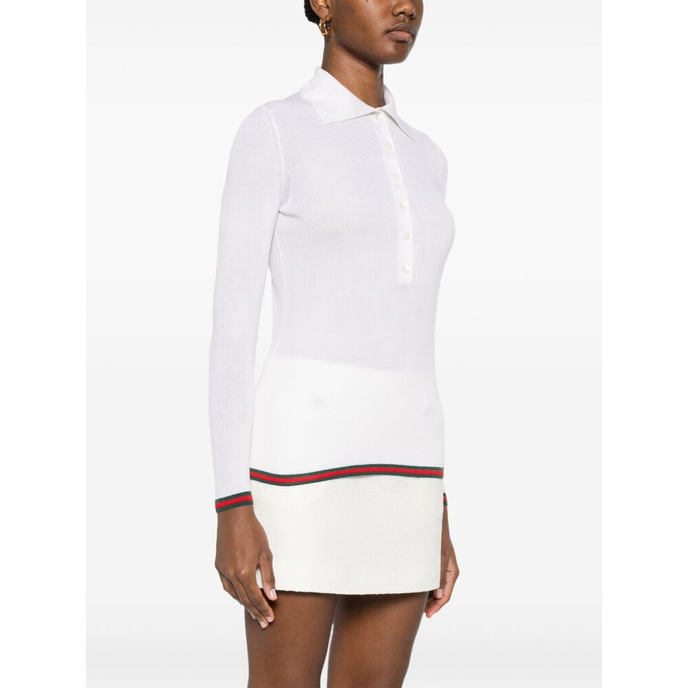 Gucci White Tops - Polo Tops Women - 2