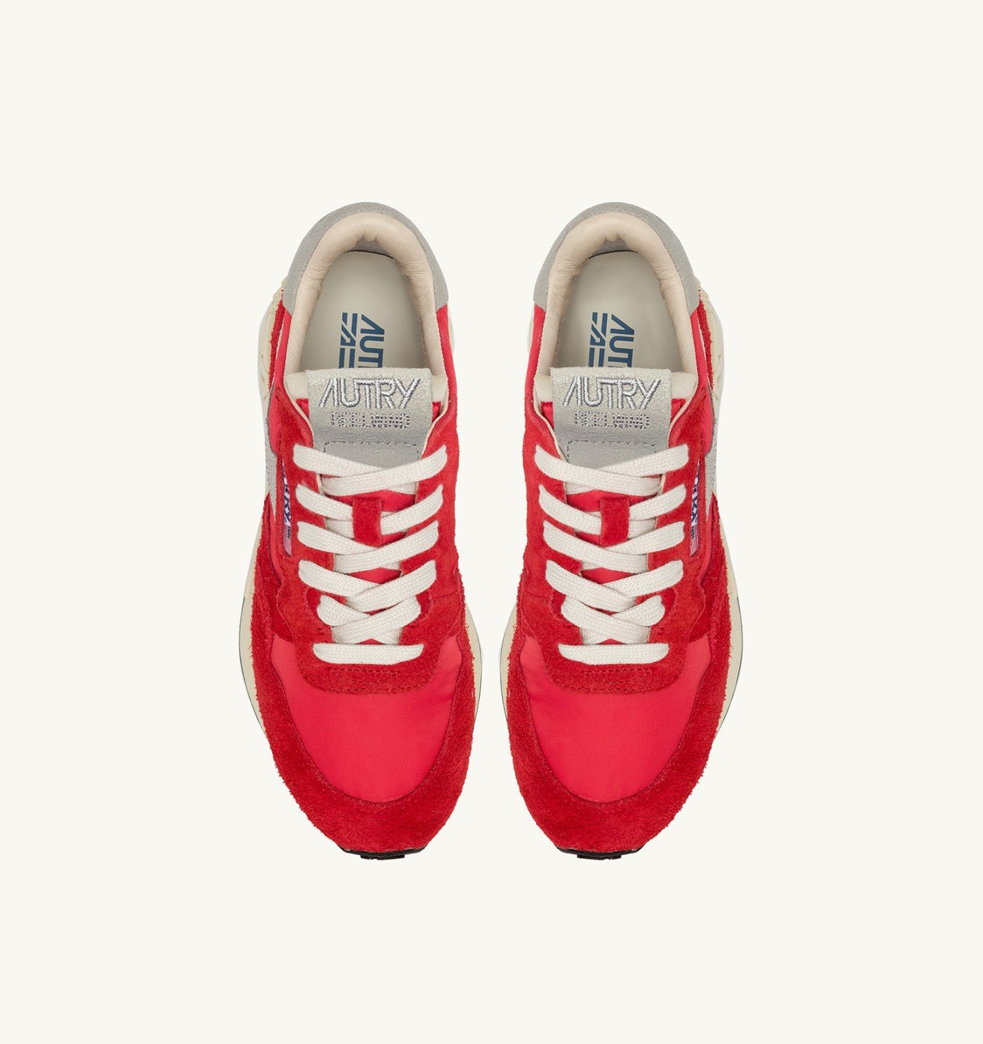 REELWIND LOW SNEAKERS IN RED NYLON AND SUEDE - 5