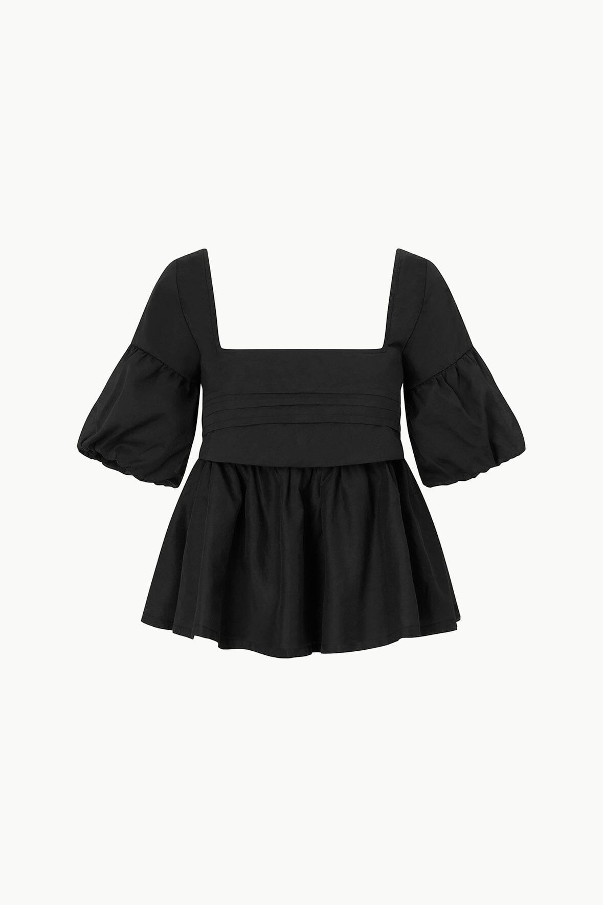 STAUD DARLA TOP BLACK - 1