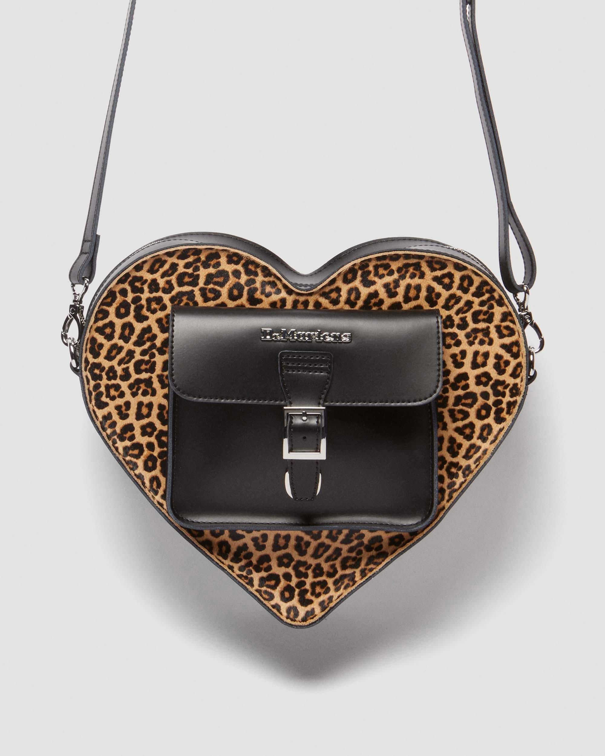 Heart Bag Leopard Kiev Leather Backpack - 5